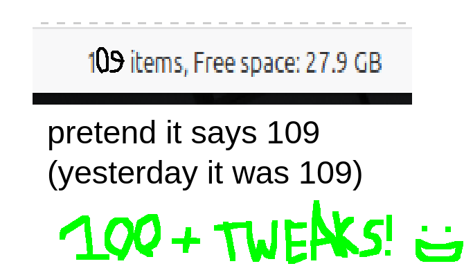 100 tweak aniversery (i cant spell it right)