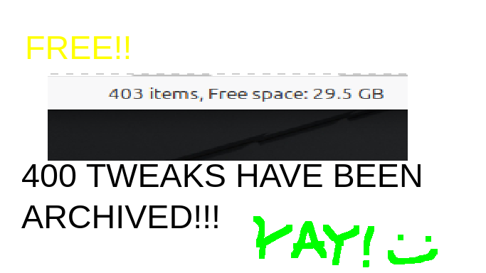 400 tweak aniversery (i cant spell it right)